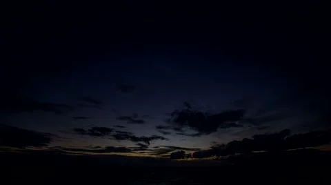 Timelapse 4k Landscape Sunset on Beach - Time-Lapse of Beautiful Sun Sett Stock Footage 53890308