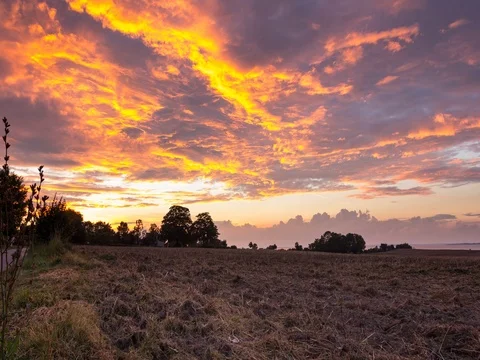 Timelapse 4k sunset Video stock 70630578