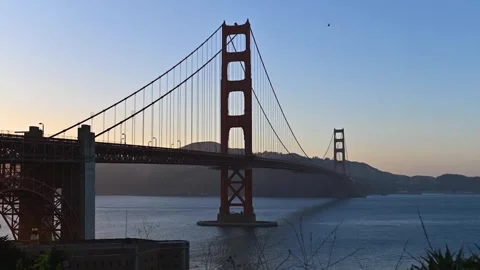 Timelapse 4k video from Golden Gate Bridge in San Francisco Stock Footage 294553867