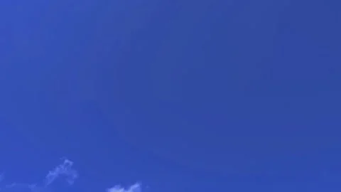 Timelapse about blue sky with a white cloud in the middle Stock Footage 275043664