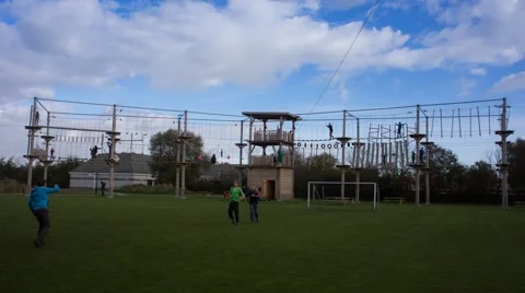 Timelapse Adventure climbing frame Video stock 41594076