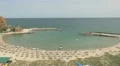 Timelapse Aerial view of a beautiful beach HD Footage