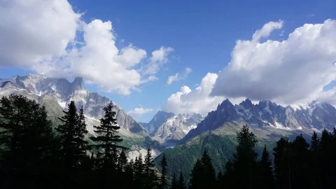 Timelapse aiguilles de chamonix 動画素材 79580624