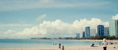 Timelapse of Ala Moana Beach Vidéo 228845133