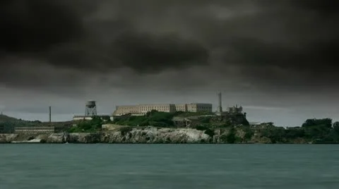 Timelapse Alcatraz Island 库存影片 11589932