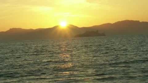 Timelapse Alcatraz Island 스톡 동영상 11590264