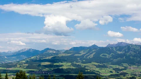 Timelapse in the Alps afternoon Stock Footage 26317978