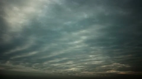 Timelapse altocumulus clouds Vídeo Stock 11597999