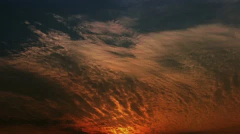 Timelapse altostratus clouds Stock-Footage 11597993