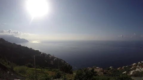 Timelapse in Amalfi Coast Video stock 84270977