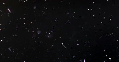 Timelapse of Ammonium oxalate crystallization under polarized light Stock Footage 116474615