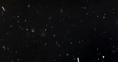 Timelapse of Ammonium oxalate crystallization under polarized light Stock Footage 116474837