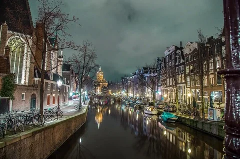 TIMELAPSE AMSTERDAM Stock Footage 73258133