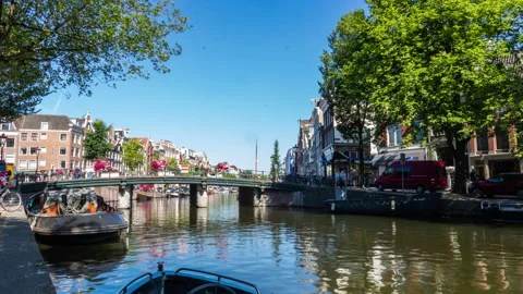 Timelapse in Amsterdam Stock Footage 132669229