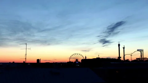 Timelapse amusement park 库存影片 38777271