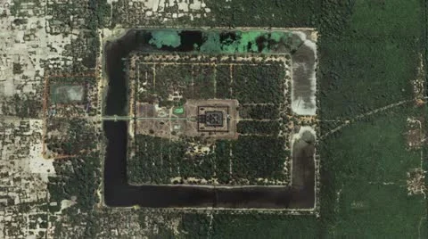 Timelapse Angkor Wat 库存影片 11546815