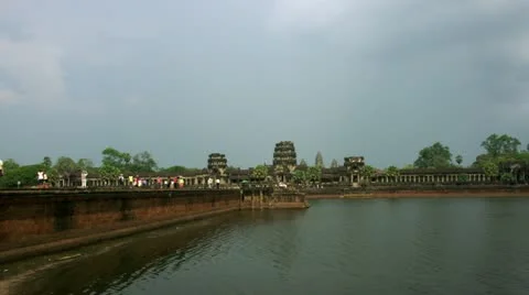 Timelapse Angkor Wat Vídeo Stock 11601260