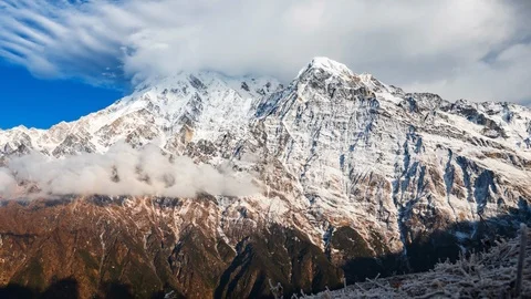 Timelapse of Annapurna Stock Footage 98678735