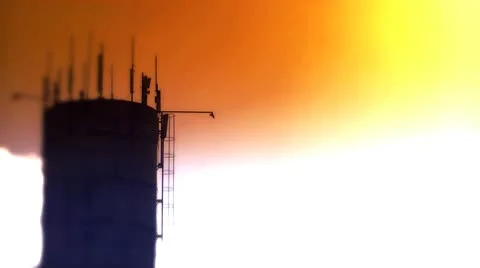 Timelapse antenna 01 Stock Footage 10578707