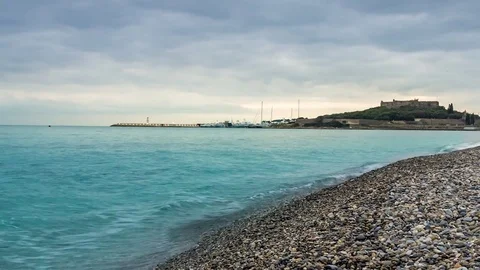Timelapse Antibes Video stock 84869823