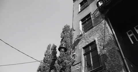 Timelapse of architecture and sky Stock Footage 52002724