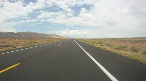 Timelapse of Arizona Road Stock Footage 8170163