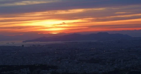 Timelapse in Athens Stock Footage 129304038