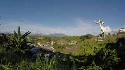 Timelapse of the atmosphere of Manado City during the da Stock Footage 239713309
