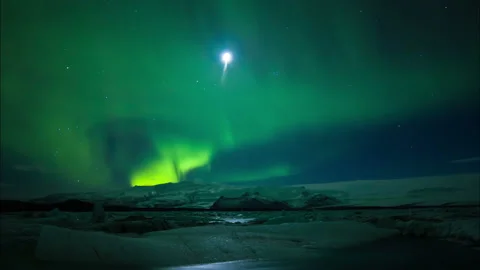 Timelapse of Aurora Borealis Stock Footage 115079983