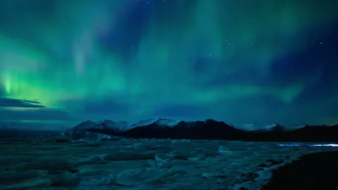 Timelapse of Aurora Borealis Stock Footage 115080000