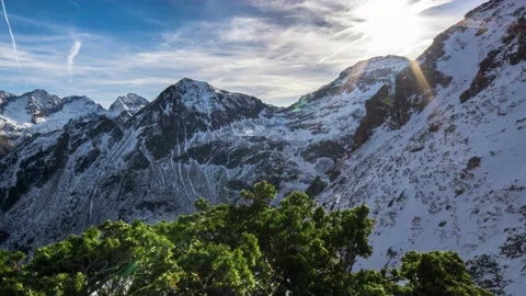 Timelapse Austria Mountain Landscape Stock Footage 153285782