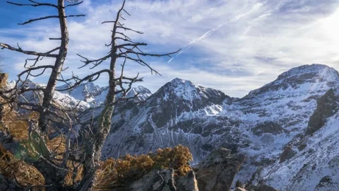 Timelapse Austria Mountain Landscape Stock Footage 153285844