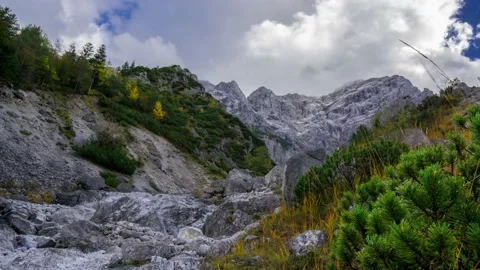 Timelapse Austria Mountain Landscape Stock Footage 153286429