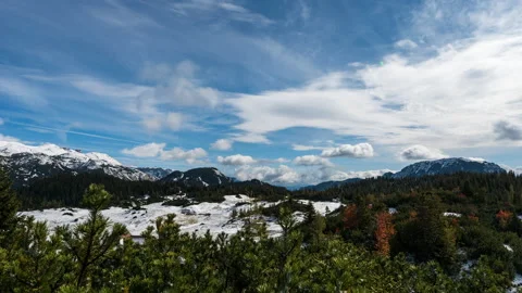 Timelapse in austrian mountains 2 Stock Footage 171241314