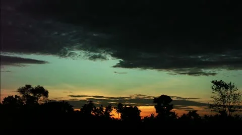 Timelapse Bali sunrise Видео 11528347
