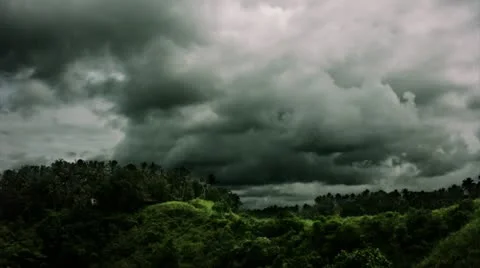 Timelapse Bali valley Video stock 11528343