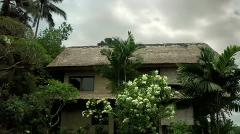 Timelapse Bali villa Video stock 11528330