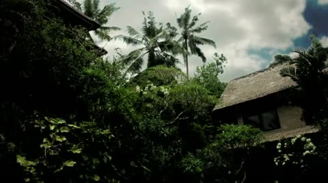 Timelapse Bali villa Stock Footage