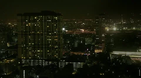 Timelapse Bangkok skyline Stock-Footage 11538524