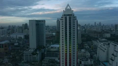 Timelapse Bangkok skyline 스톡 동영상 11596754