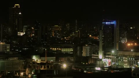 Timelapse Bangkok skyline 動画素材 11596841