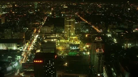 Timelapse Bangkok skyline 스톡 동영상 11596866