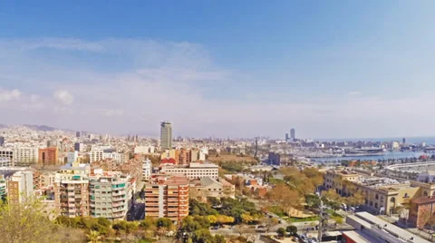 Timelapse barcelona Stock Footage 37630708