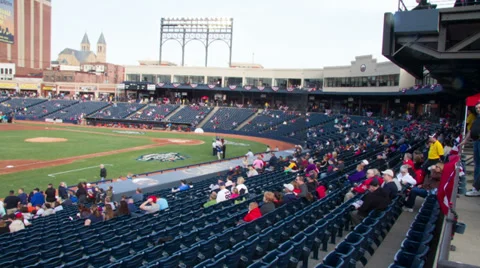Timelapse Baseball Pre-game Stock Footage 38745749
