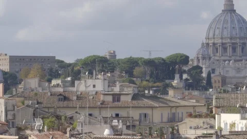 Timelapse on the Basilica of Saint Peter in the Vatican Stock Footage 91772140