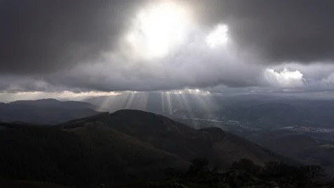 Timelapse in the Basque country, Andoain 動画素材 150621606