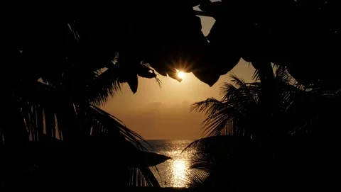 Timelapse: Bataan Coral Beach sunset Stock-Footage 92488941