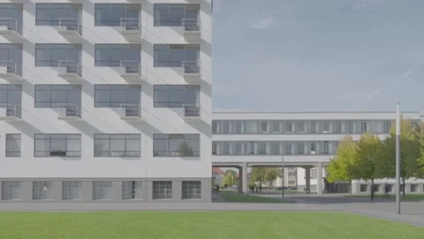 Timelapse Bauhaus Dessau Stock-Footage 234411448