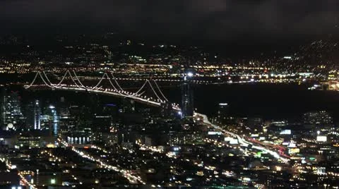 Timelapse Bay Bridge 스톡 동영상 11608961