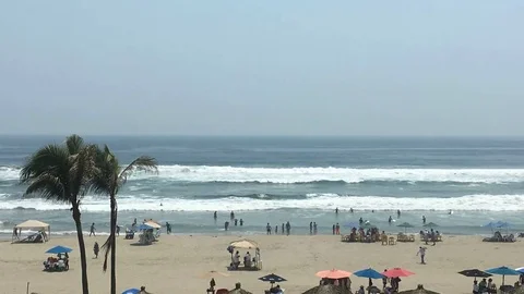 Timelapse Beach Acapulco Mexico Vidéo 84926998